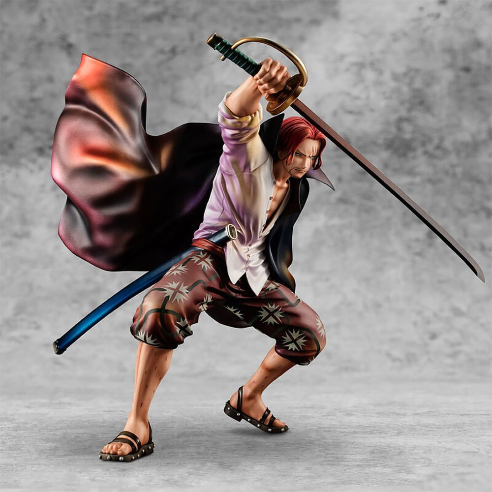 Megahouse One Piece P.O.P PVC-beeldje Playback Memories Roodharige Shanks 21 cm
