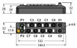 turck I/O-Modul TBEN-S1-8DXP kompakt Multiprotokoll (6814023)