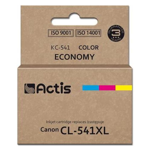 Actis KC-541 Tinte für Canon Drucker (Ersatz CL-541XL) Supreme 18 ml blau gelb rot (B, C, G, M, R) (KC-541)