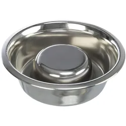 4x Trixie Voerbak Hond Slow Feeding Rvs (60 cl), Futternapf