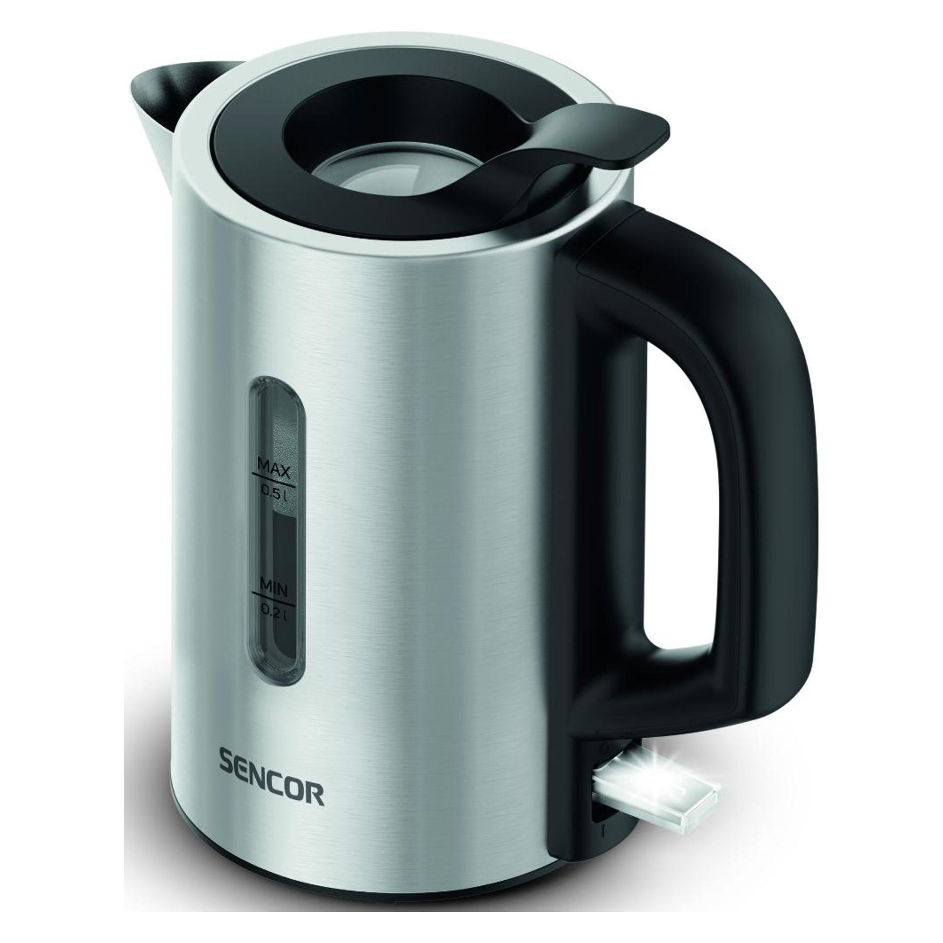 Sencor SWK 170SS silber / Reisewasserkocher / 1100W / 0,5L (0.50 l) (8590669385881)