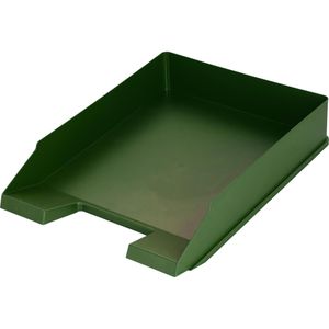 Helit Briefablage H2661652, the green staff, A4, grün, stapelbar, Recycling-Kunststoff