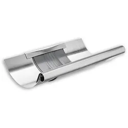 Dachrinnen-Dilatation Grömo, halbrund, Zink (Ausführung: Nenngröße 280. Ø 127mm)