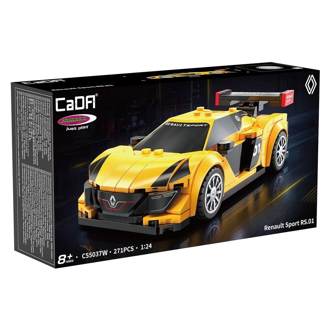 Jamara CaDA Renault Sport RS.01 1:24 gelb Bricks (402909)