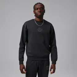 NIKE PSG Paris Saint-Germain Hoop Fleece Crewneck Sweatshirt Herren 018 - oil grey XL