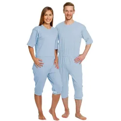Suprima Pflegeoverall kurz CareBasic hellblau Gr. L