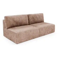 SOFA Angela 3 Sitzplätze Hellbraun