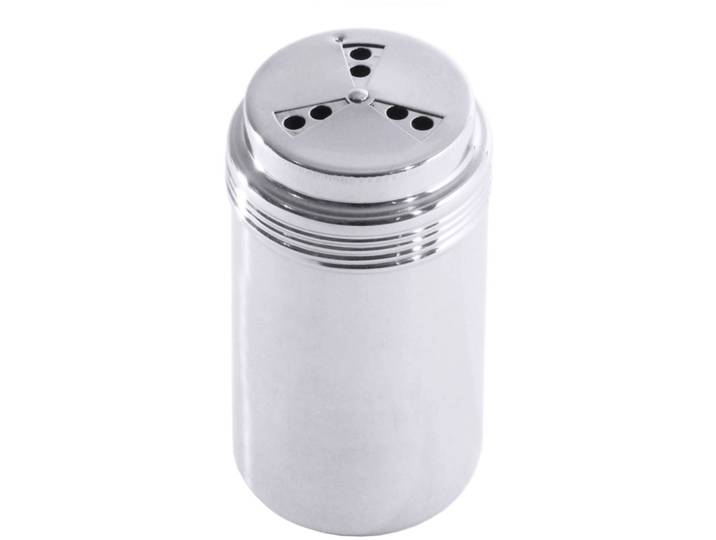 Streuer Contacto Bander silber Edelstahl H 14 cm