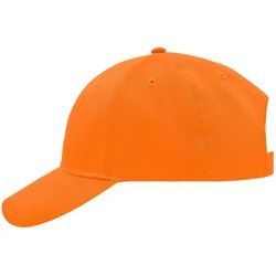 Brushed 6 Panel Cap "MB6118" - Orange