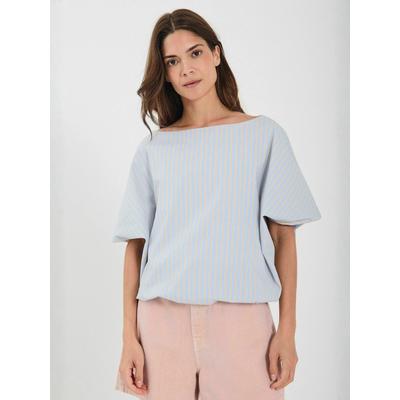 Funktionstop NORR "NORR Top Carlo", Damen, Gr. 44, straw, Obermaterial: 100% Baumwolle, Tops