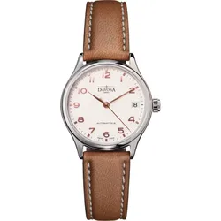 Davosa Ladies Classic Vegan 166.188.66.V - weiß,braun - 32.0mm