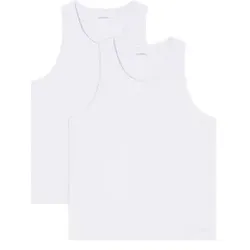 Emporio Armani für Herren. EM005315_AF24322 2er-Set weiße T-Shirts (XL), Heimtextilien, Baumwolle, Ärmellos / Hosenträger