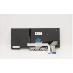 Lenovo Keyboard English U.S. with Euro, Notebook Ersatzteile, Schwarz