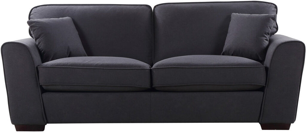 Brayden Studio Andy 3 Seater Sofa Charcoal 90cm H X 164cm W X 93cm D