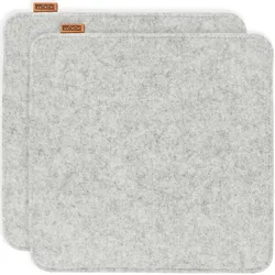 2 er Set Sitzkissen  2 Sitzauflage mit Antirutschnoppen  40 x 40 cm