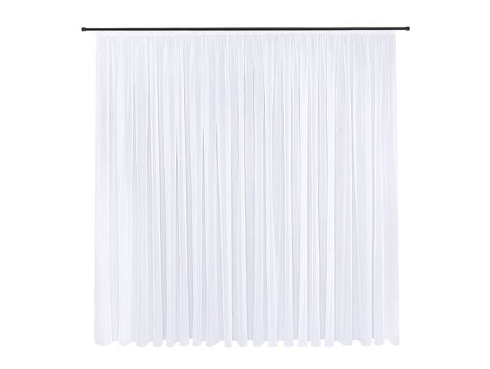 Gardine GERSTER Martina Gr. 9, weiss (weiß), B:600cm H:245cm, Voile, Polyester, Gardinen, Gardine, Pflegeleichte Effekt-Voile-Webware