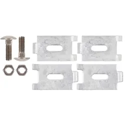 Alberts® Eckverbinder zur Verbindung zweier Doppelstab-Gittermatten,feuerv.,anthr.RAL7016 673291
