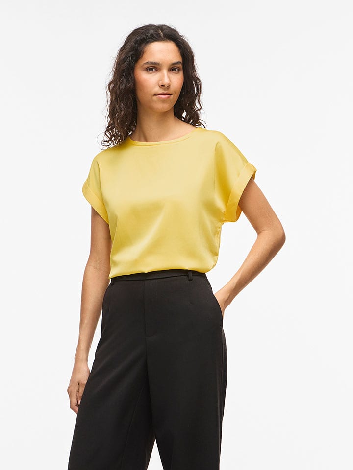 Vila Bluse in Gelb - 40