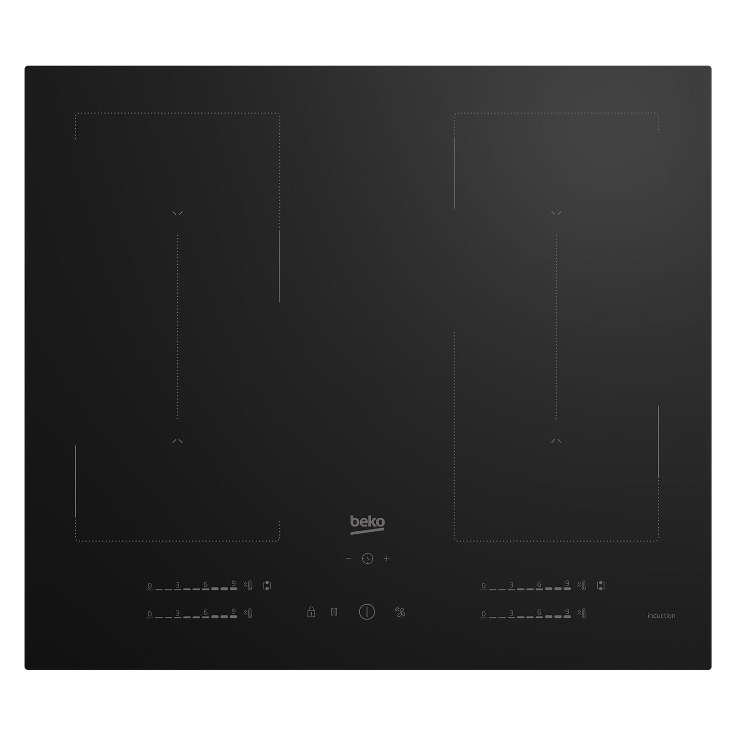Beko Induktionskochfeld HII64720QUF2T (59 cm, Induktionskochfeld) (8690842549601)