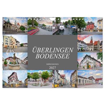 Überlingen Bodensee Impressionen (Wandkalender 2027 DIN A4 quer), CALVENDO Monatskalender