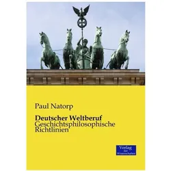 Deutscher Weltberuf, Sachbücher von Paul Natorp