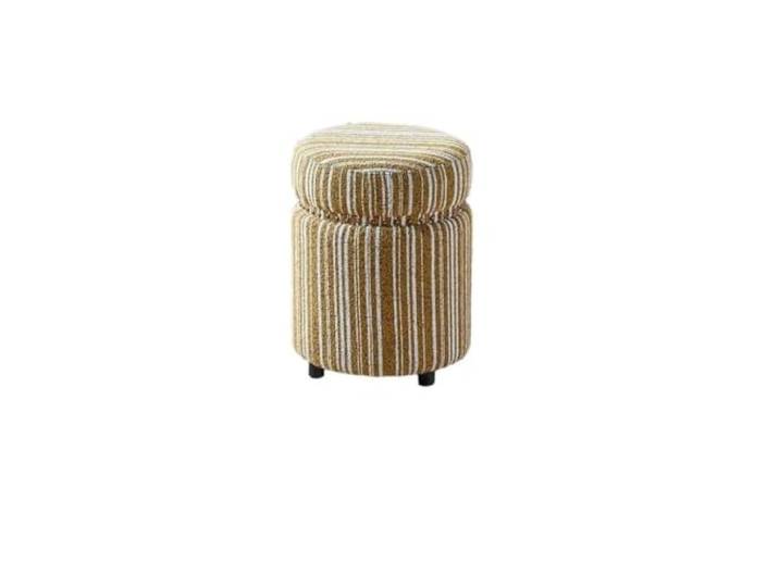 Zymjzbetic Vintage runder osmanischer Schuhhocker, Vanity-Sofabank(Color 7)