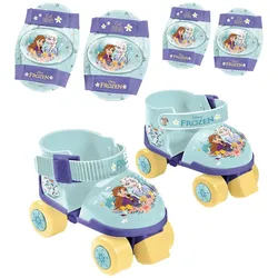 Mondo, Mädchen, Rollschuhe, Disney Frozen (22, 23, 24, 25, 26, 27, 28, 29), Blau, Pink
