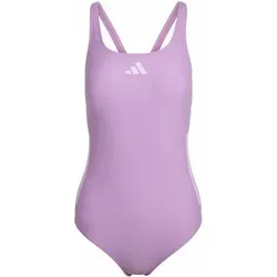 ADIDAS Damen Badeanzug 3-Streifen C-Back, Größe 40 in Lila Lila