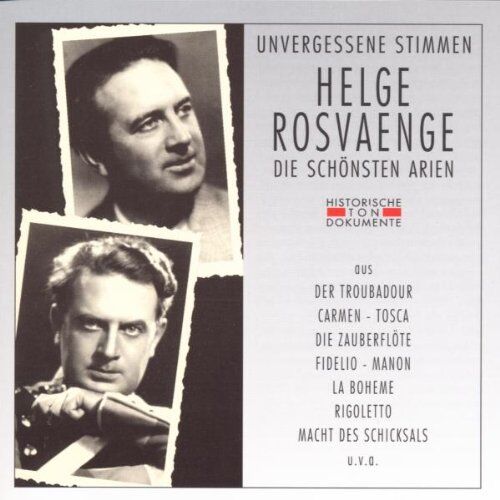 Helge Rosvaenge - Die schönsten Opernarien (Aufnahmen 1937-1943) - Preis vom 02.10.2026 23:42:20 h