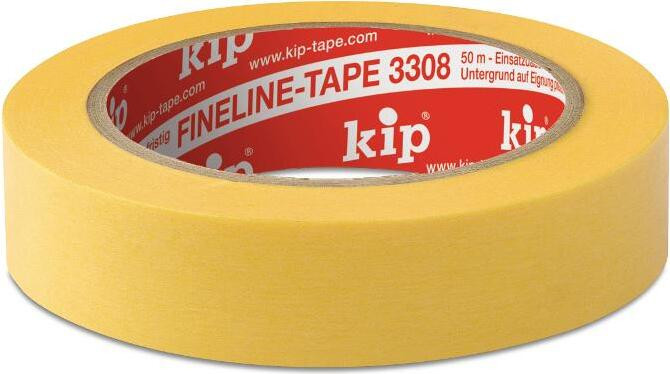 Kip Washi-Tec Premium Plus Tape - Geel - 24 mm x 50 m