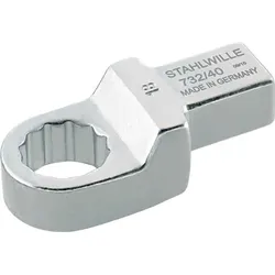 Stahlwille Ringeinsteckwerkzeug 732/40 22 Schlüsselweite 22 mm 14 x 18 mm - 58224022