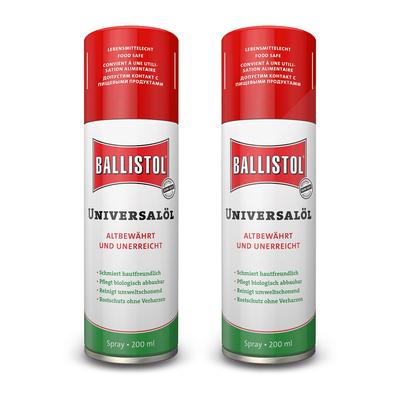 Ballistol 2x 200ml Universalöl Spray [Hersteller-Nr. 21700]