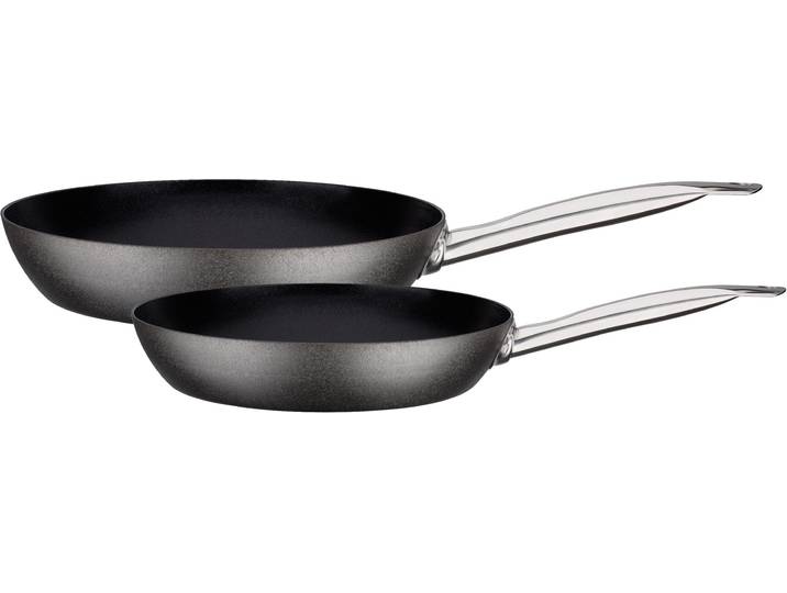Pfannen-Set GSW Avanti , grau (schwarz, edelstahlfarben), Ø:28cm, Pfannen, Pfannen-Set, Induktion