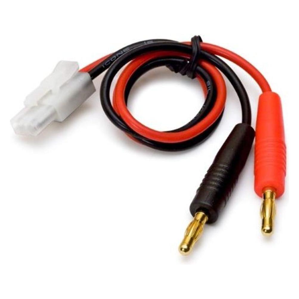 Dynomax Charging cable Tamiya with 4mm banana contacts (Laddk_TAM_4)