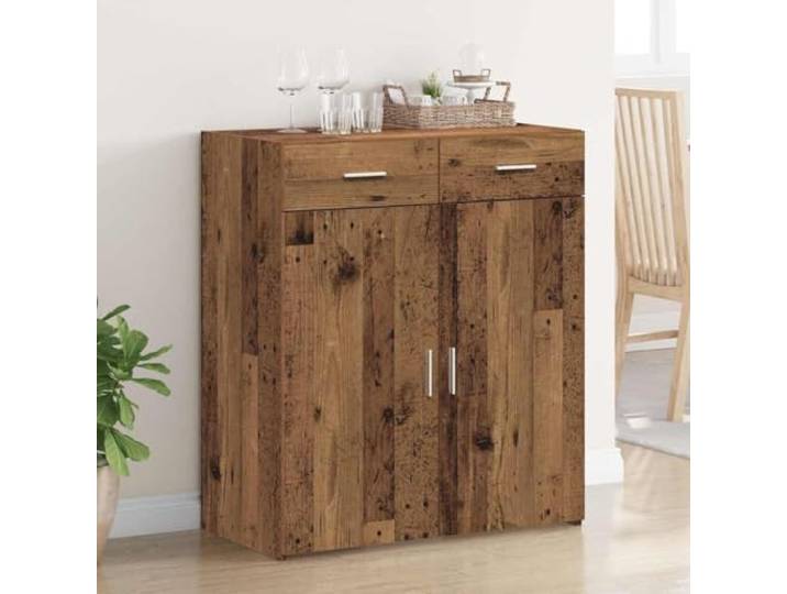RJPLMFV Aufbewahrungsschrank, Holz, 80 x 42,5 x 93 cm Holzwerkstoff, geräumiges Regal, modernes Design, für Wohnzimmer, Büro, Schlafzimmer