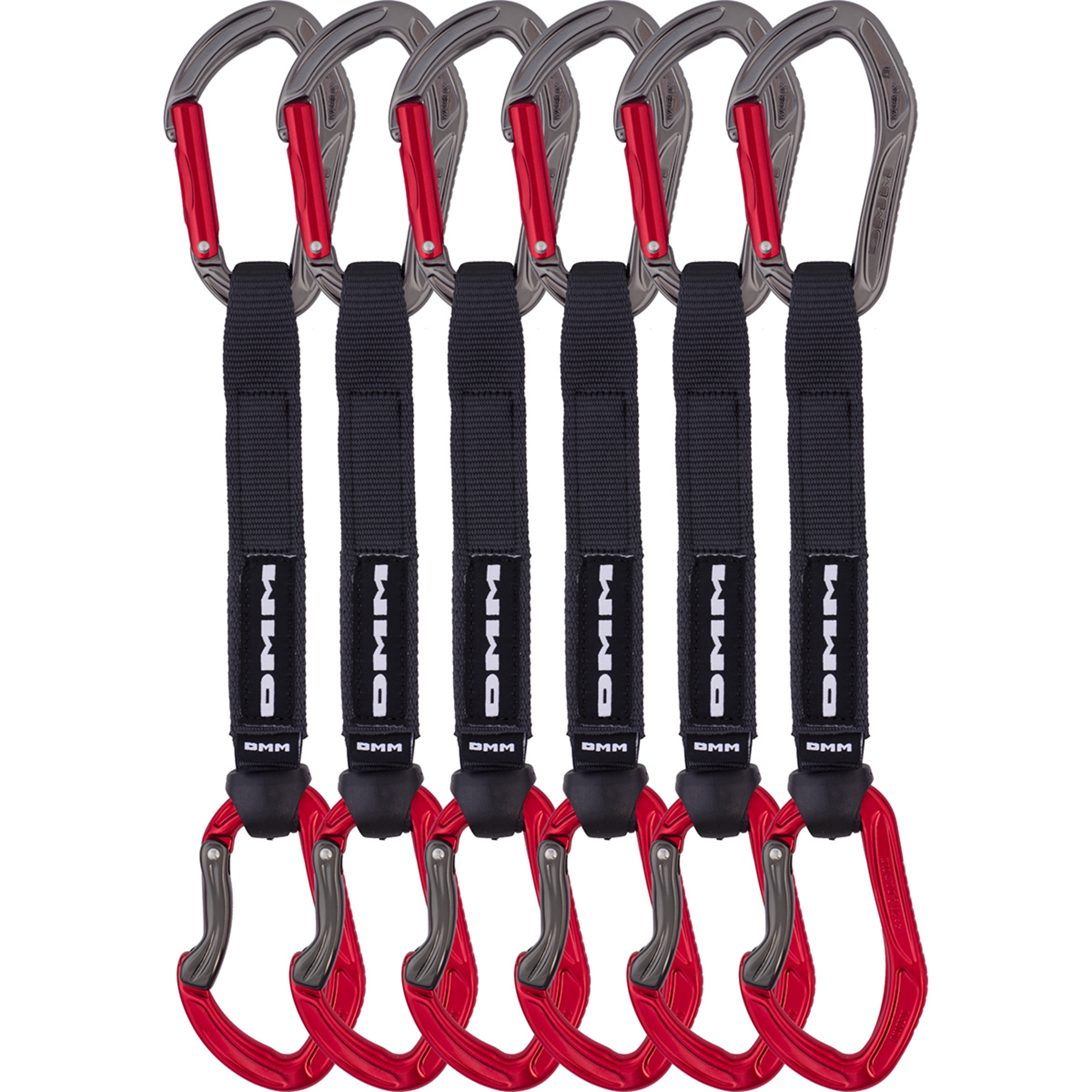DMM Alpha Sport 6er Pack Expresssets Express-Sets rot Größe 18cm Sportklettern