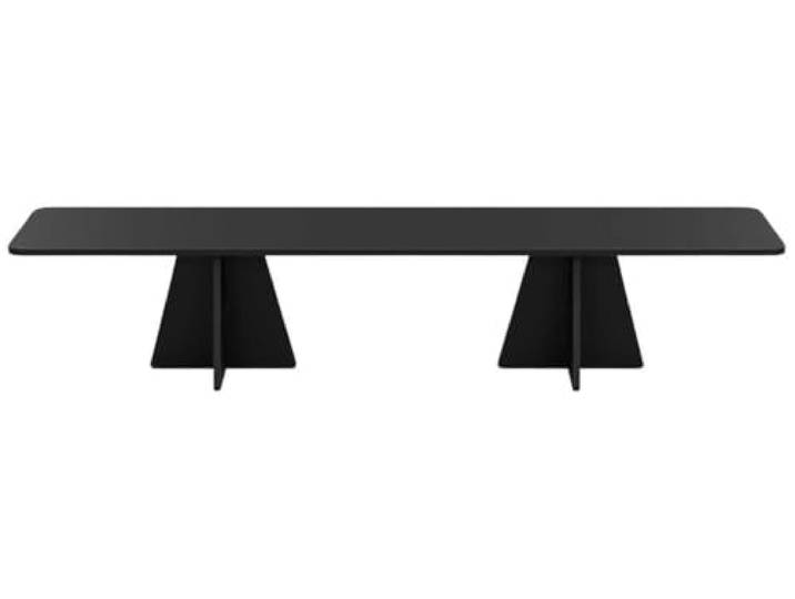 Modernes schwarzes TV-Möbel, 180 cm breit, 40 cm hoch, 42 cm tief 100% melaminbeschichtete Spanplatte, 18 mm stark Stilvolles und funktionales Design