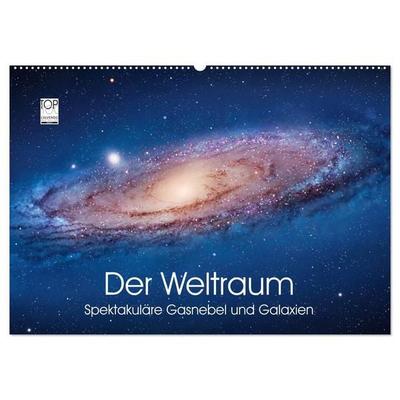 Der Weltraum. Spektakuläre Gasnebel und Galaxien (Wandkalender 2027 DIN A2 quer), CALVENDO Monatskalender