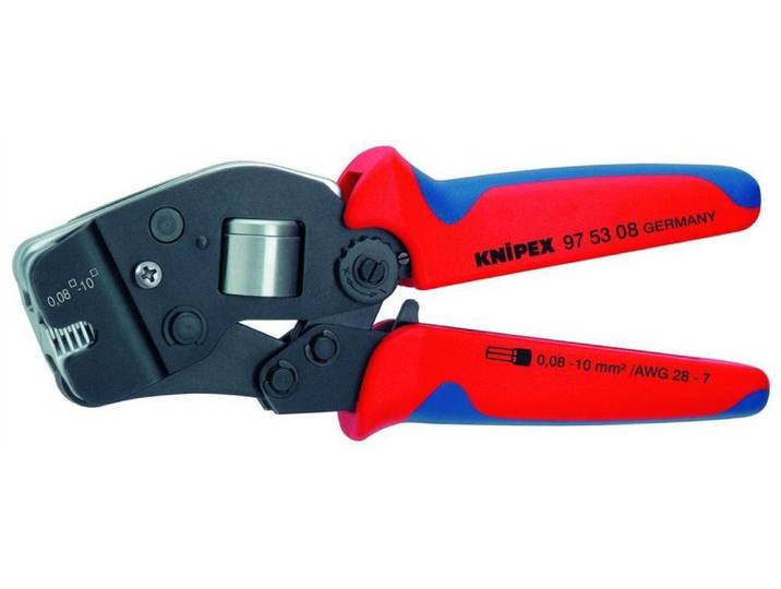 Knipex 97 53 08 - Chrom-Vanadium-Stahl - Kunststoff - Blau/Rot - 19 cm - 477 g (97 53 08 SB)