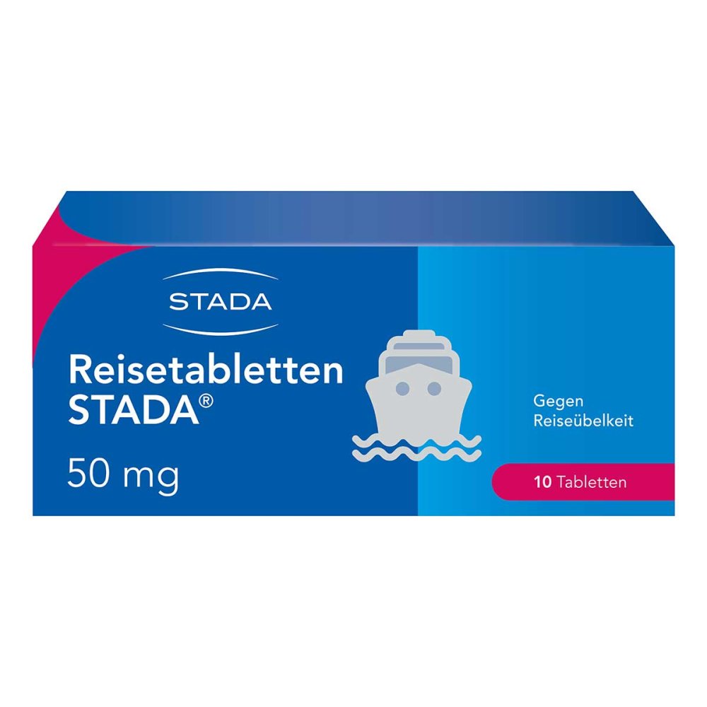 STADA Consumer Health Deutschland GmbH Reisetabletten STADA 50mg Dimenhydrinat bei Reiseübelkeit 00749672