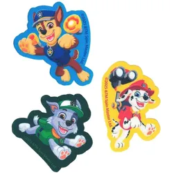 CMM Applikationen "Paw Patrol", Größe: 6,5–7 cm, Inhalt: 3 Stück