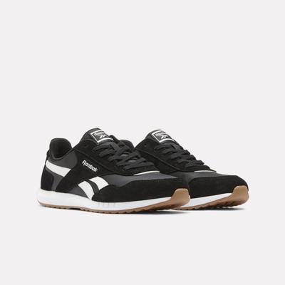 Sneaker REEBOK CLASSIC "REEBOK R125", Herren, Gr. 44,5, schwarz, weiß, reebok lee 3, Leder, Synthetik, Textil, Schuhe Sneaker