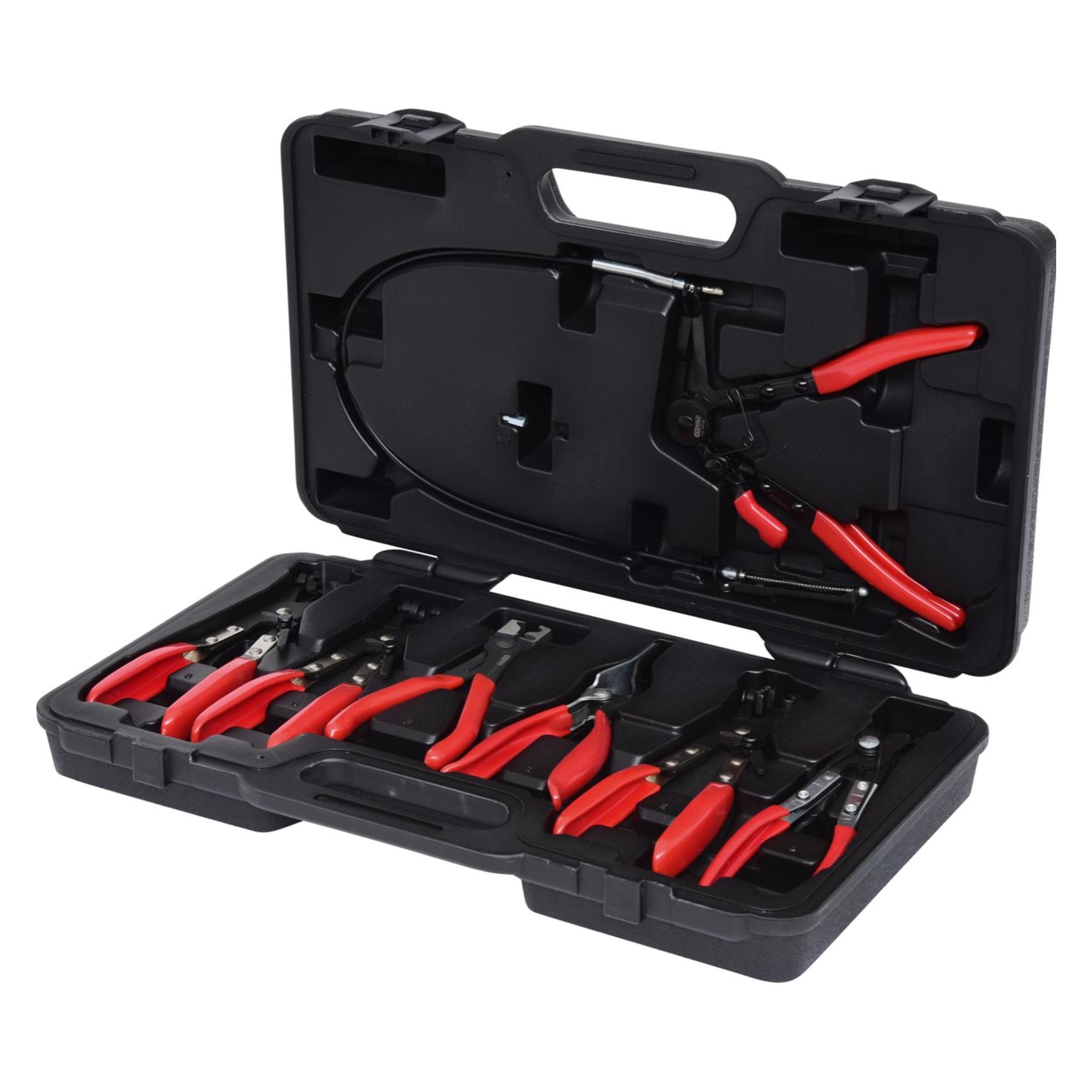 KS Tools KFZ Schlauchschellenzangen-Satz, 7-tlg (219.96 mm) (115.1055)