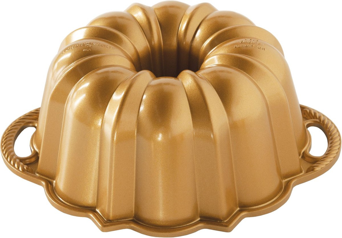 Nordic Ware Tulband Bakvorm 6-Cup Anniversary Bundt Pan - Premier Gold