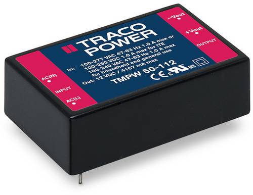 TracoPower TMPW 50-124 Schaltnetzteil 24 V/DC 2.08A 50W
