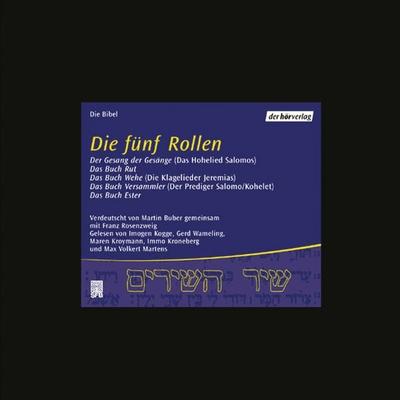Die fünf Rollen - Martin Buber,Franz Rosenzweig, Audio, 9783844501308