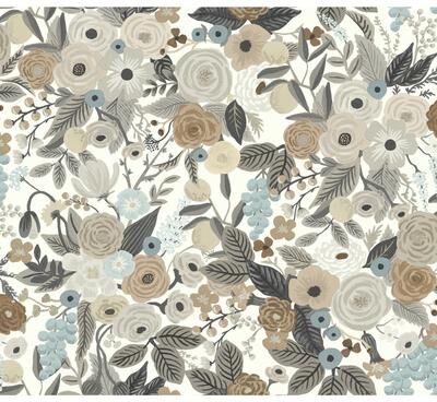 Rifle Paper Co.Garden Party Brown & Beige Wallpaper