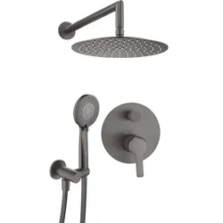 Neuesbad Serie 200 Unterputz-Duschset, Titan NB1DENACD9QP1