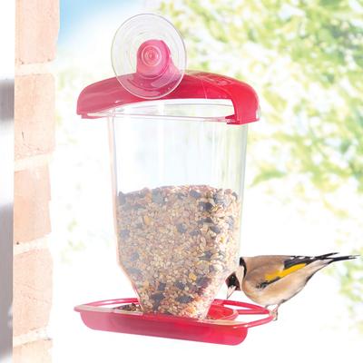 Fenster-Vogelfutterhaus