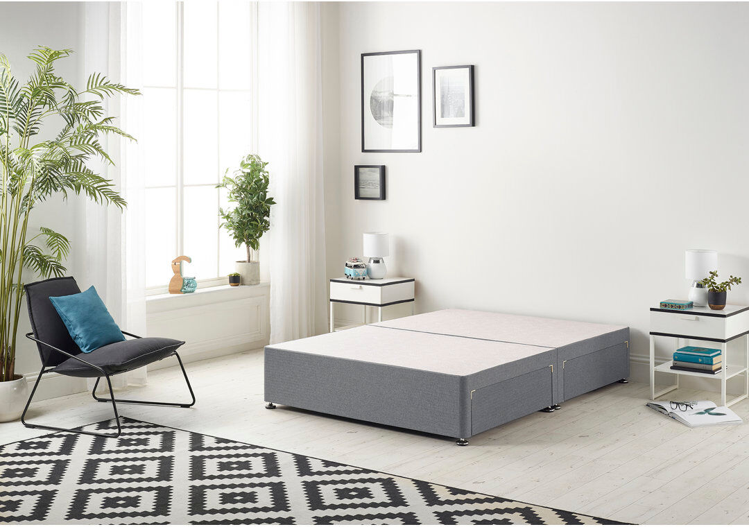 17 Stories Faydra Bed Charcoal Single (3')